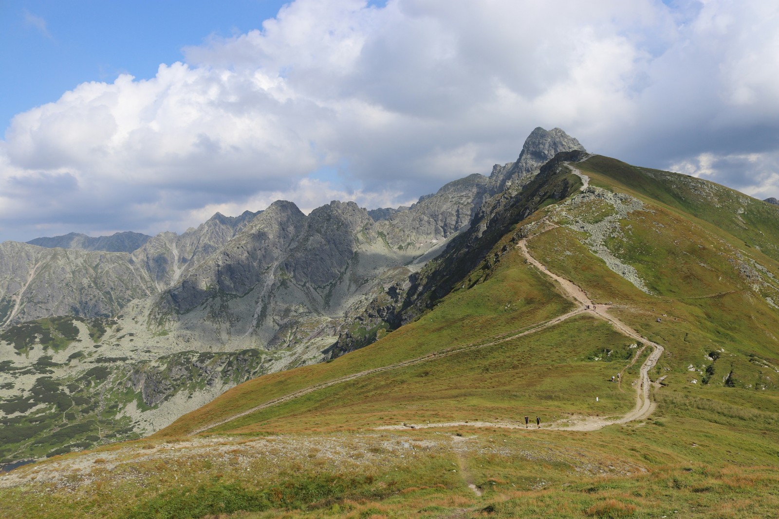 górski szlak w Tatrach